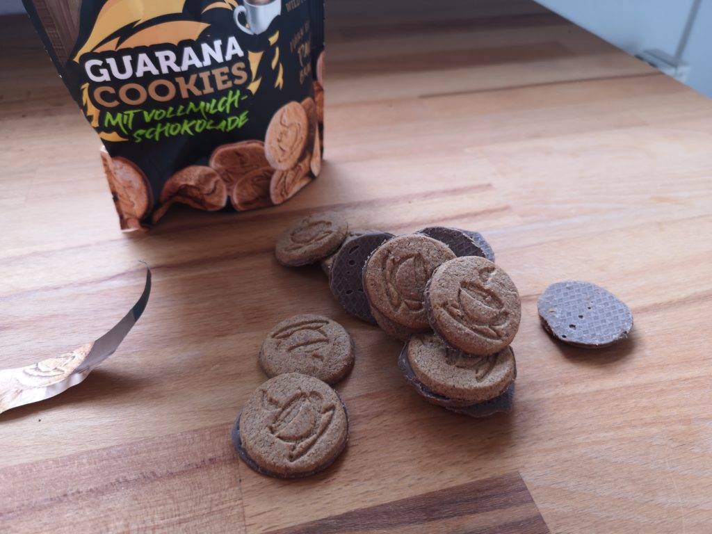 Kong Strong Guarana Cookies mit Vollmuilch Schokolade