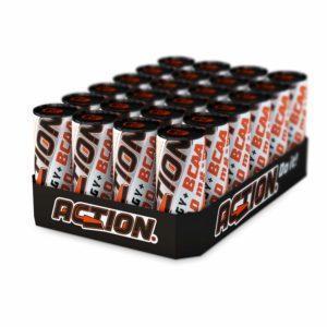 ACTION Energy BCAA Drink EINWEG, 24 x 250 ml, Hochleistungsgetränk mit 2.000 mg BCAA