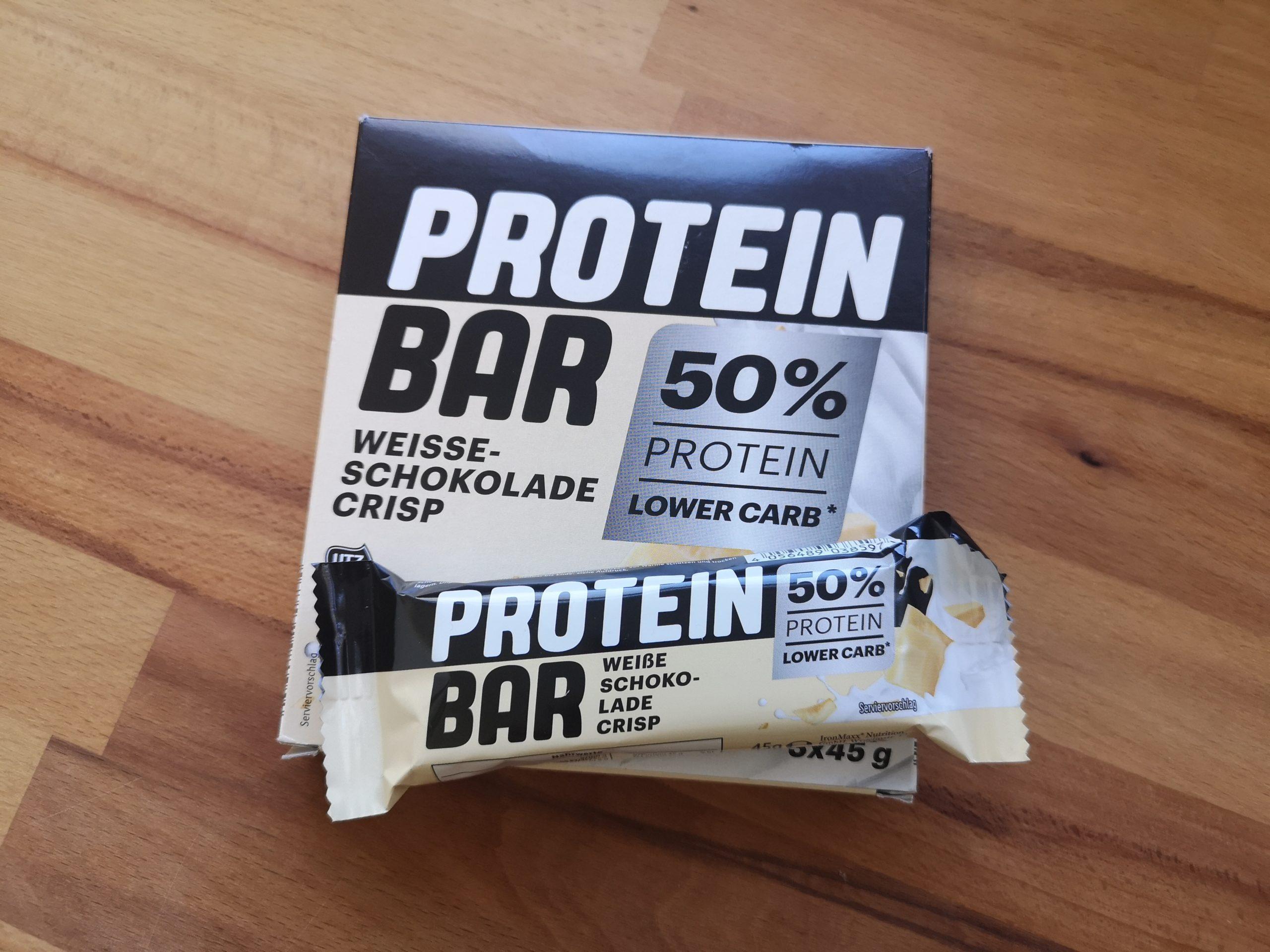Lidl Protein Bar Weiße Schokolade Crisp im Test